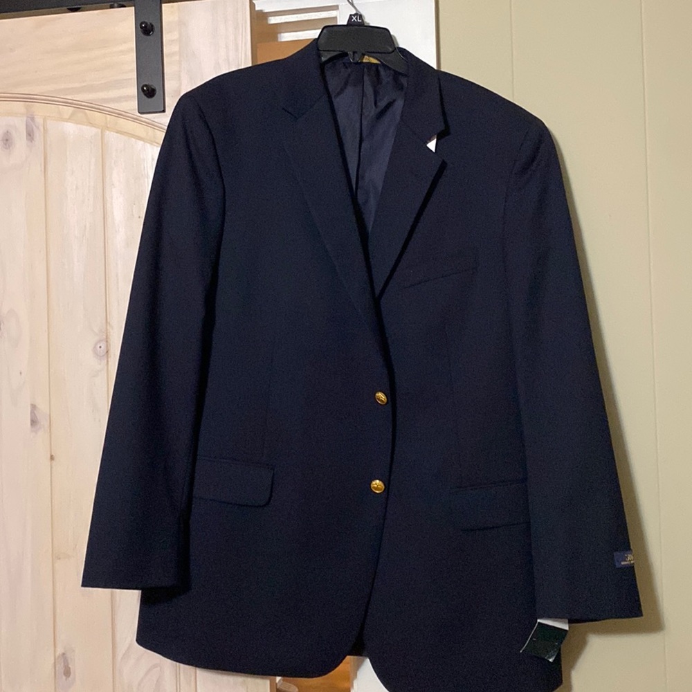 Men’s Navy Brooks Brothers Blazer 46 L